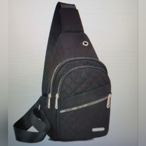 Quilted Casual Chest Shoulder Bag, lightweight foldable Sling back, Stylish NWT